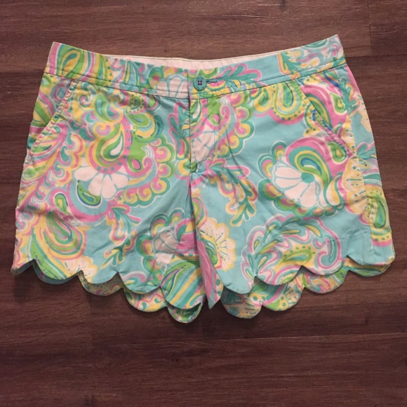Lilly Pulitzer Pants - Lilly Buttercup Short // DoubleTrouble ShorelyBlue