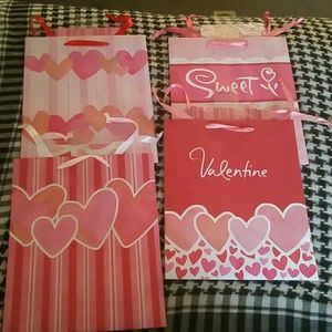 6 New Valentines Gift Bags
