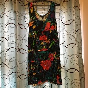 Tiered floral dress