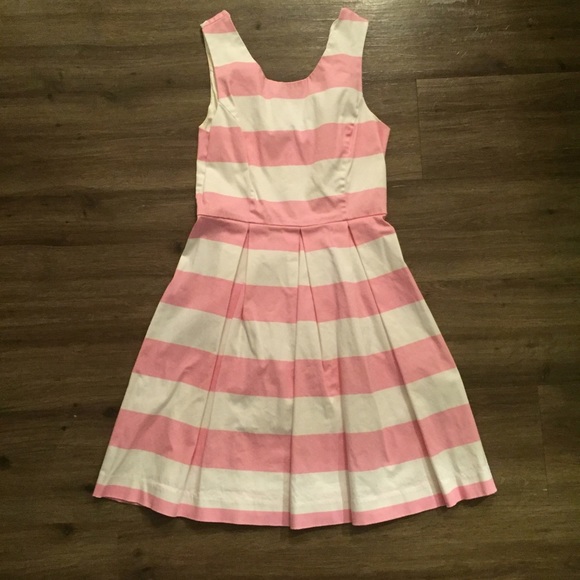 F21 Pink/White striped dress