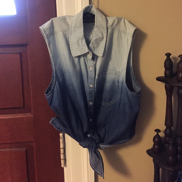 Adorable Denim crop top