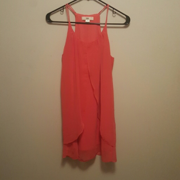 Coral dress