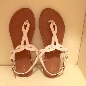 Braided sandals