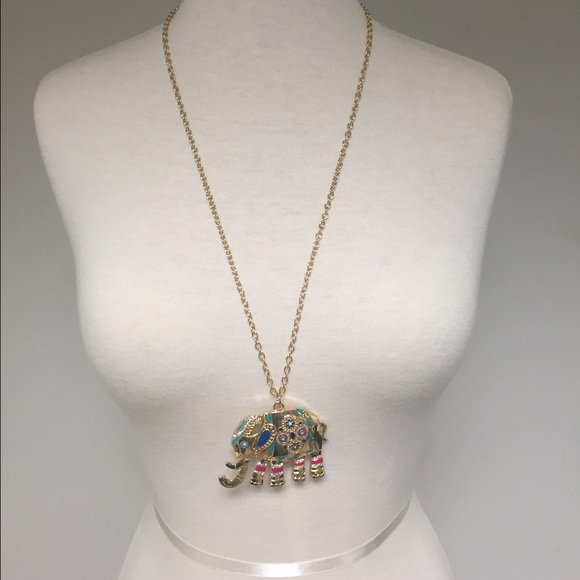 Elephant pendant and chain - Picture 2 of 2