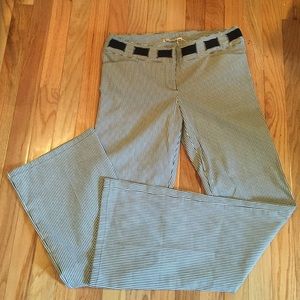 Nanette Lepore Gray Stripe Classic Leg Trousers 4