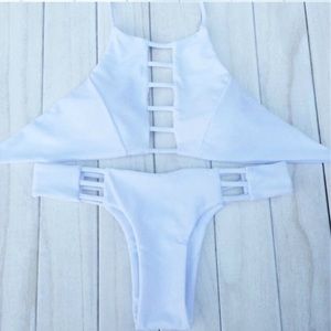 White Brazilian Bikini