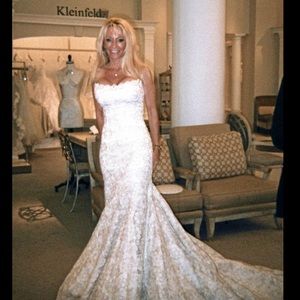 Authentic Pnina Tornai wedding gown.