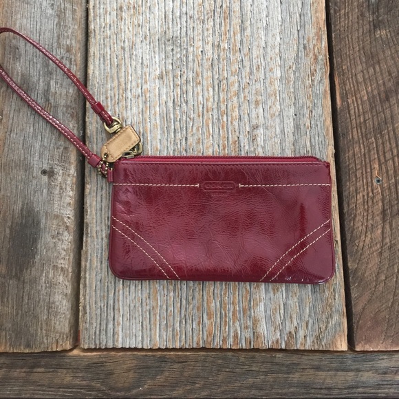 Red Coach Wristlet!