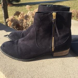 Diba Faux Suede Ankle Boots