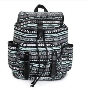 NWT! Tribal / Aztec Printed Backpack