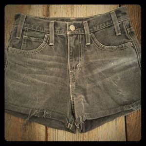 Levi Strauss High Waisted Shorts!