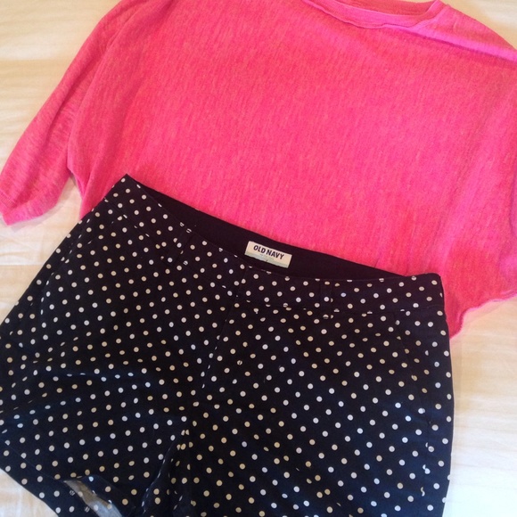Old Navy polka dot shorts, size 12