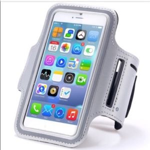 IPhone 6 Plus ARMBAND CASE GYM SPORTS Silver