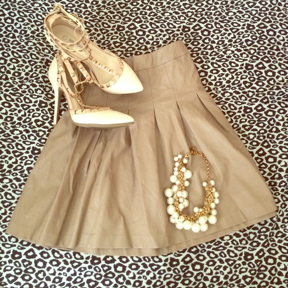 Faux Leather Skirt