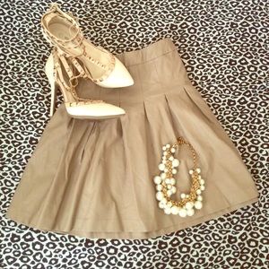 Faux Leather Skirt