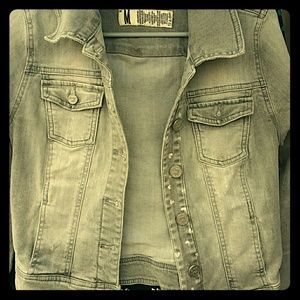 Gray jean jacket