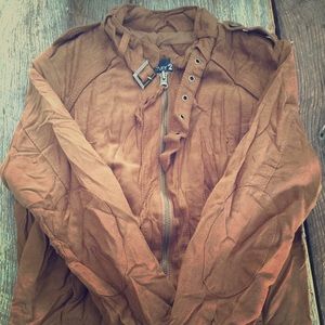Forever 21 faux Suede Bomber Jacket!