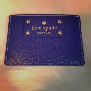 🛍 FLASH SALE 🛍 Kate Spade Blue Card Holder!