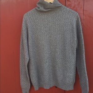 100% cashmere cable knit sweater