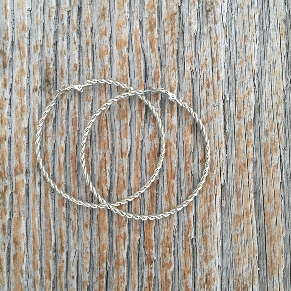 Express Twisted Metal Hoop Earrings!