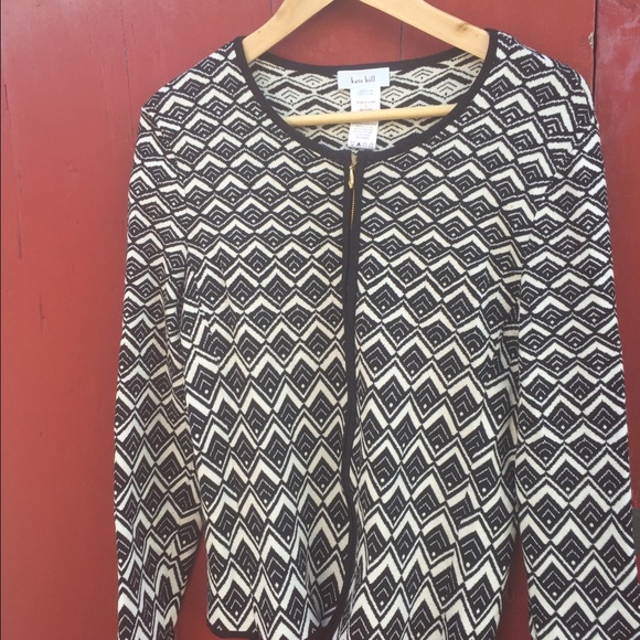 Knit patterned cardigan - Picture 1 of 2