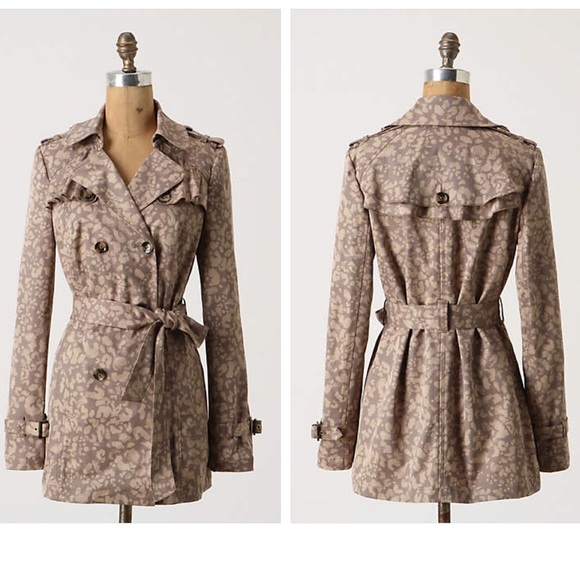 Anthropologie Jackets & Blazers - Anthropologie Subtle Survival Trench