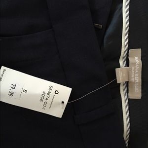Banana Republic Navy Blue Martin Straight Fit