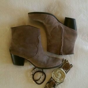 Beautiful suede booties