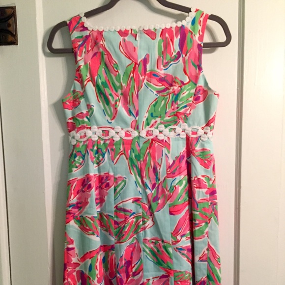 SOLD! Lilly Pulitzer Size 4 Rosie Shift Dress - Picture 4 of 4