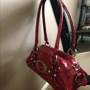Red Guess purse