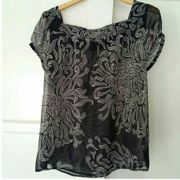 Ann Taylor Sheer Blouse