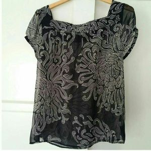 Ann Taylor Sheer Blouse