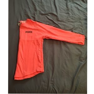 VS Pink orange crewneck, worn once.