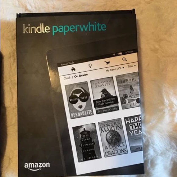 Kindle 6th gen Paperwhite with case