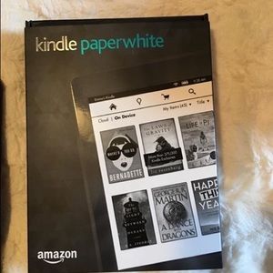 Kindle 6th gen Paperwhite with case