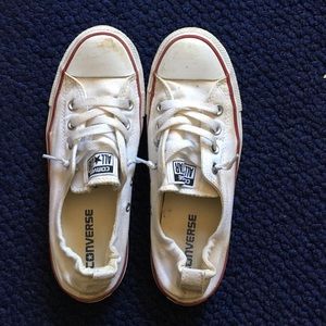 White Converse 8