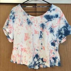 LF Emma and Sam Tye Dye Backless Shirt