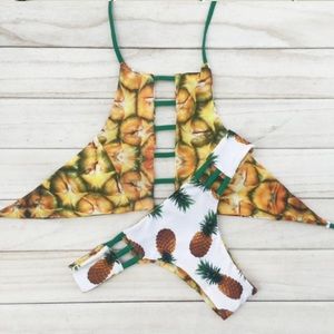 🍍LAST ONE🍍 Pineapple Brazilian Bikini Set