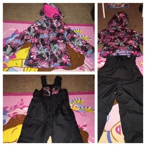 Girls 4T Snow Suit Set