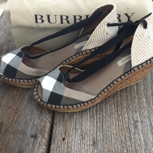 Burberry Wedge Heels!