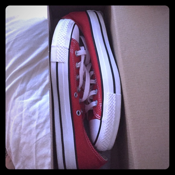Converse Shoes - Red converse.