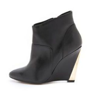 Madison Harding 
Debra Wedge Booties