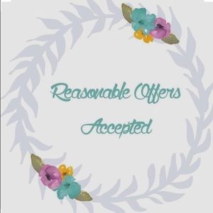 Reasonable offers are accepted!