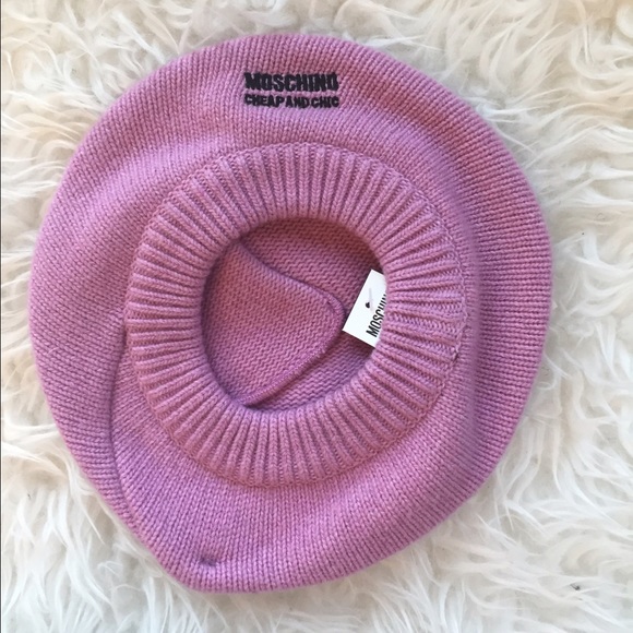 Moschino Knitted Beret hat NWT