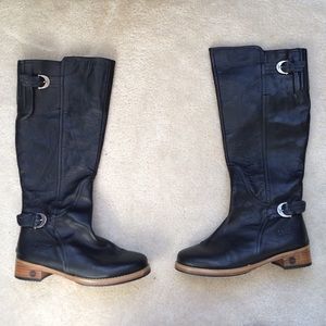 DISCONTINUED UGG 'Amberlee' Riding Boot in Black