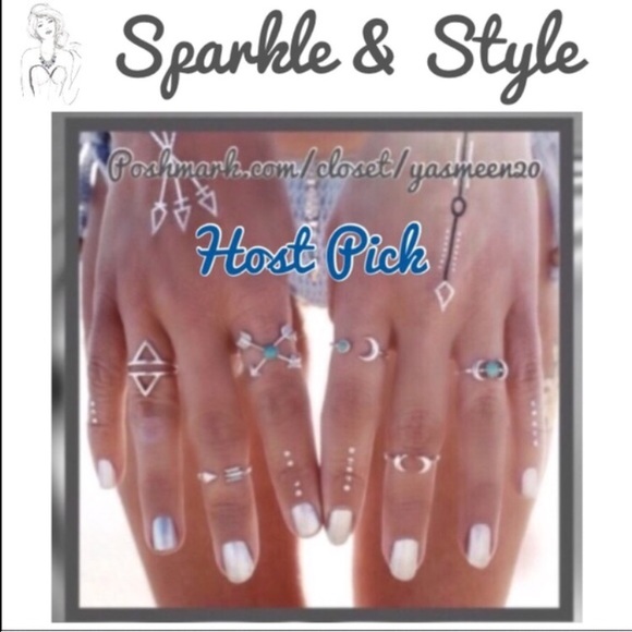 Jewelry - ✨Beautiful bohemian ring set✨