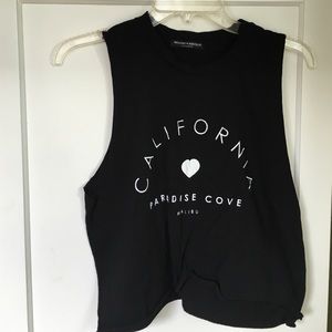 Brandy Melville Black California Muscle Tee