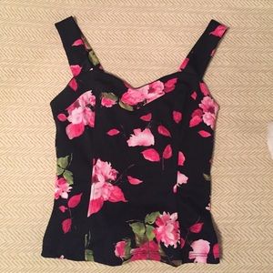 Charlotte Russe floral crop top