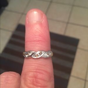 Gold and silver ring