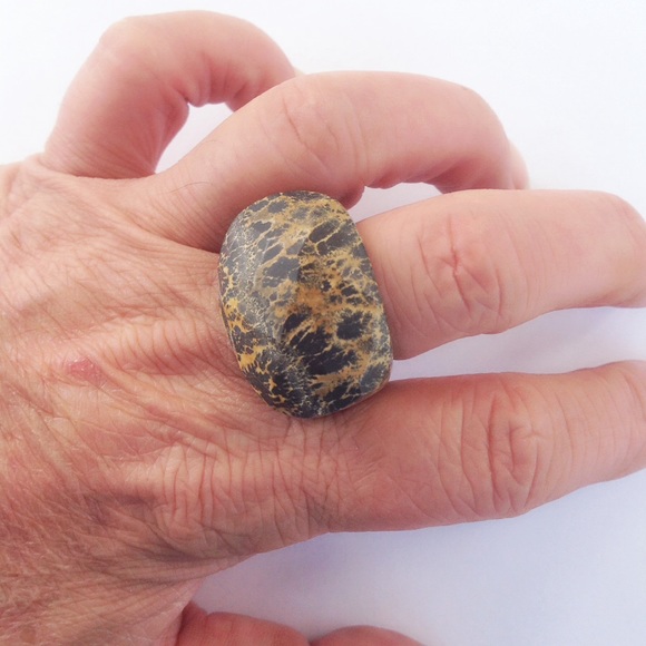 Natural Chohua Jasper Ring - Picture 5 of 5